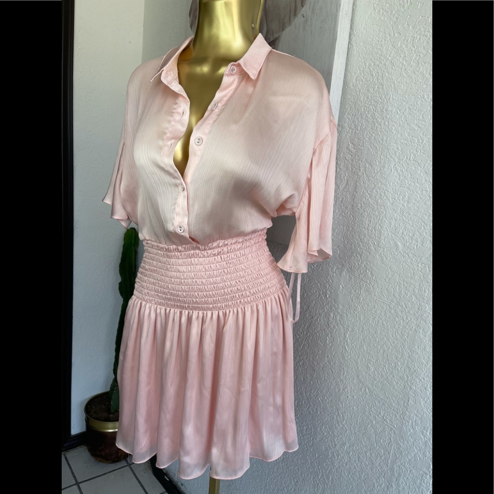 Pink short dress size 2